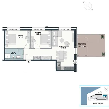 Διαμέρισμα Hafenspitze App 07 Dock 07